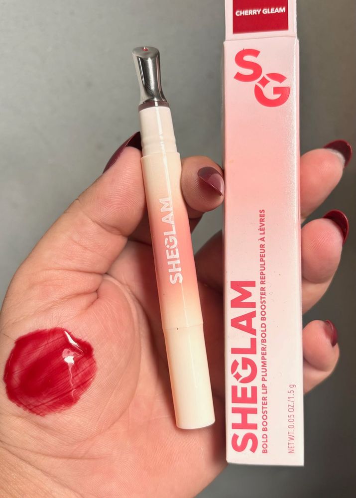 Sheglam Lip Booster Plumping Gloss :- Cherry Gleam