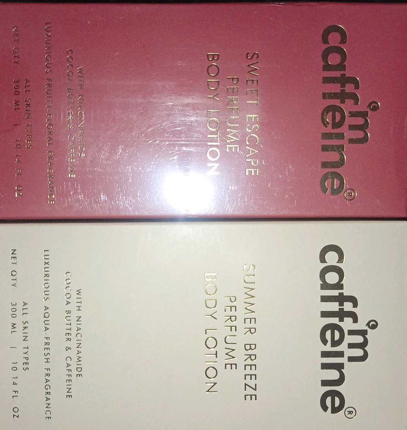 mCaffeine Perfume Body Lotion Set