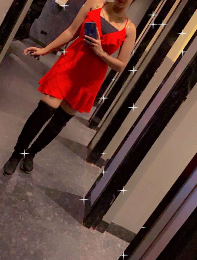 Red Mini Dress/ Perfect for christmas