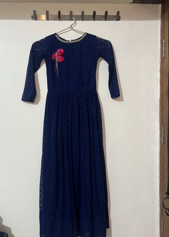 Blue Evening Gown