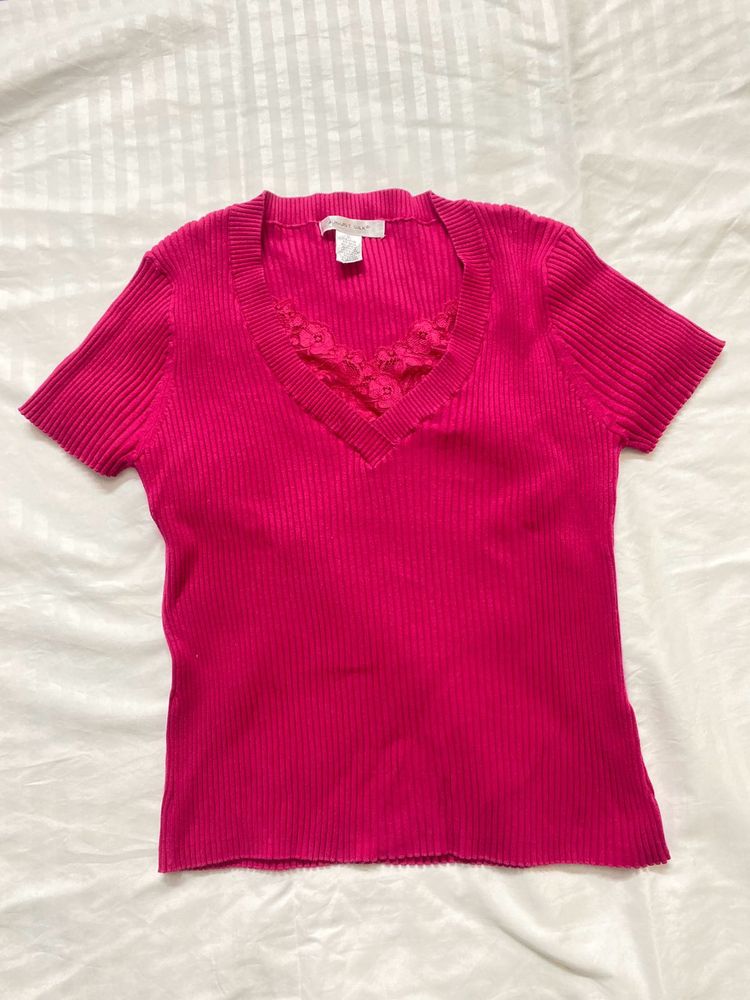 Y2K Lace Top