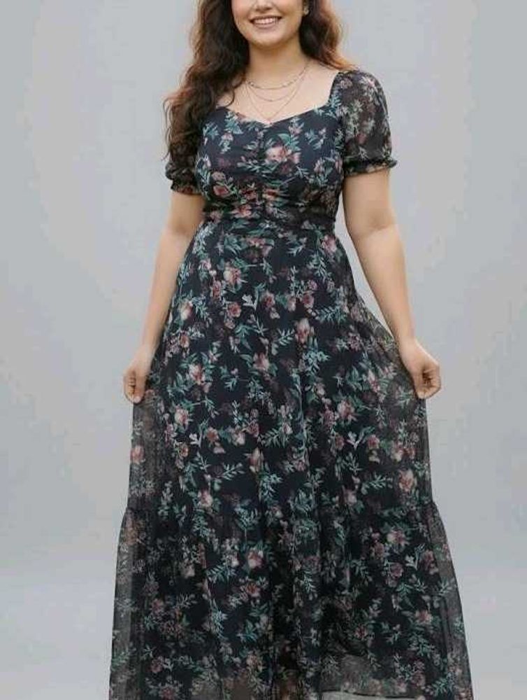 🌸 Pintrest Gorgeous Floral Maxi Gown🌸