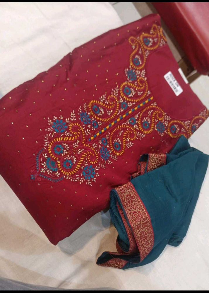 Embroidered Dress Material