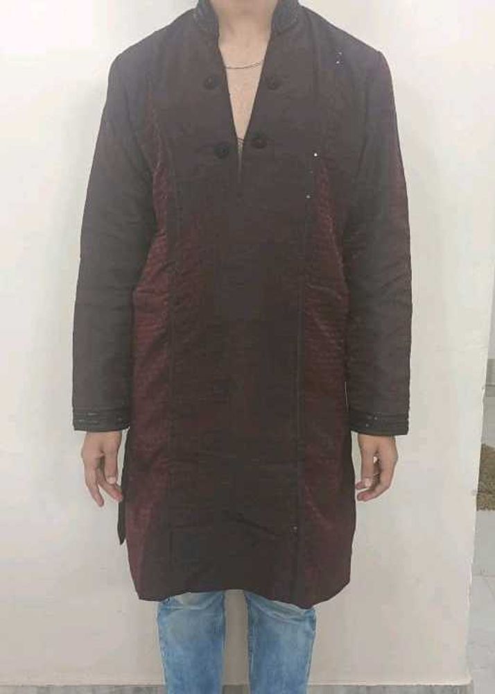 Maroon Kurta