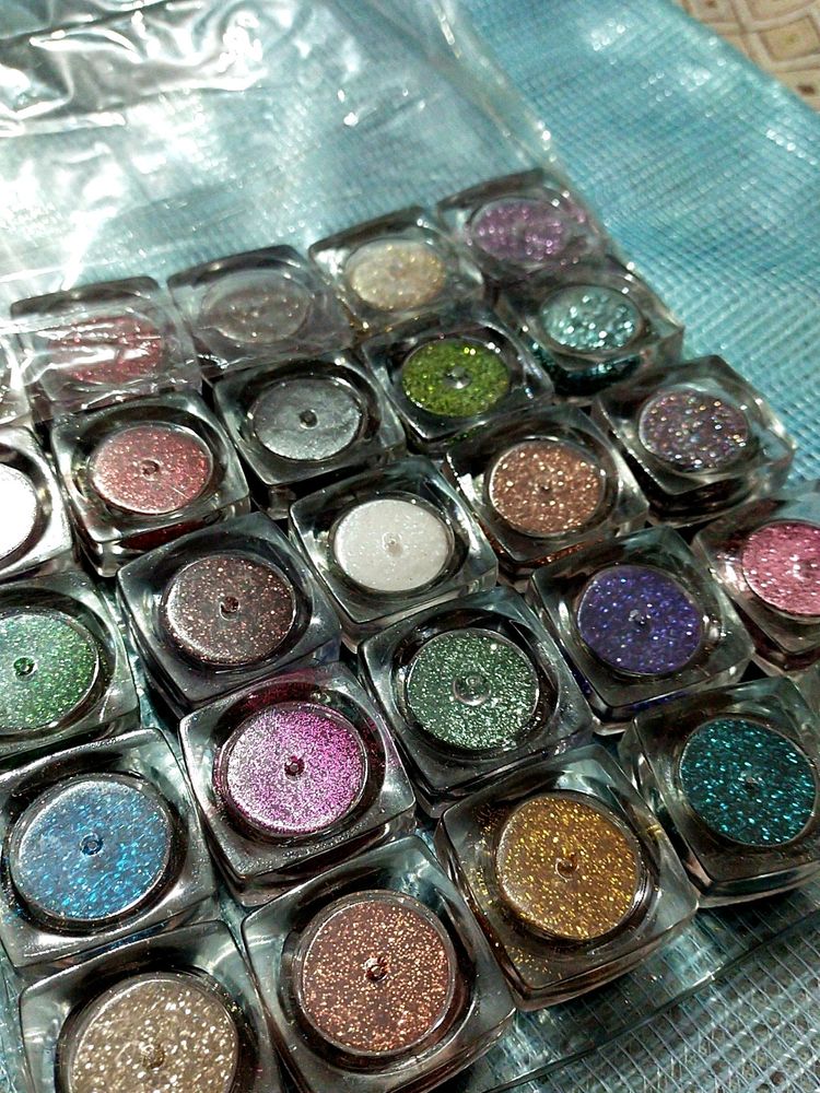 12 Pcs Eyeshadow glitter Powder