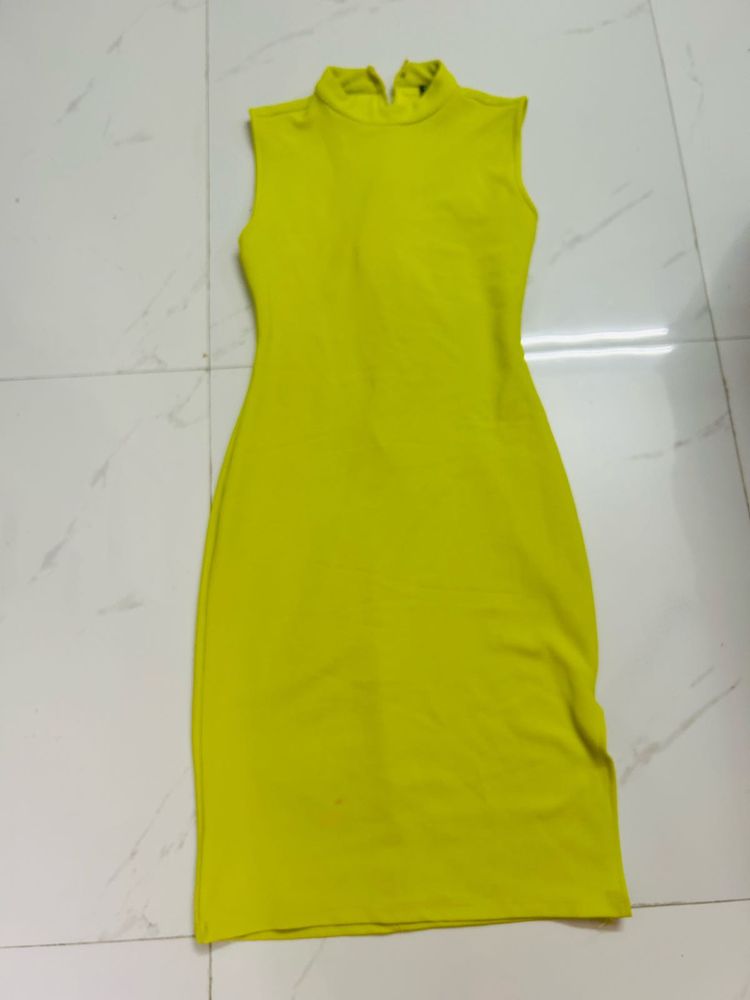 Bodycon Light Green Dress