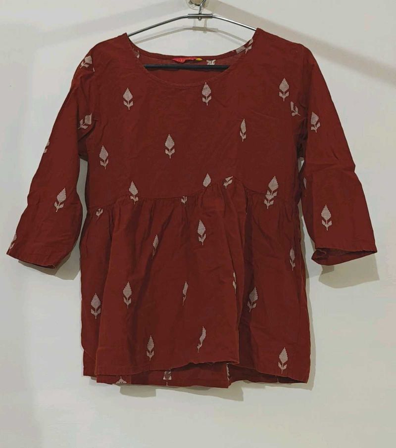 Stylish Floral Print Top