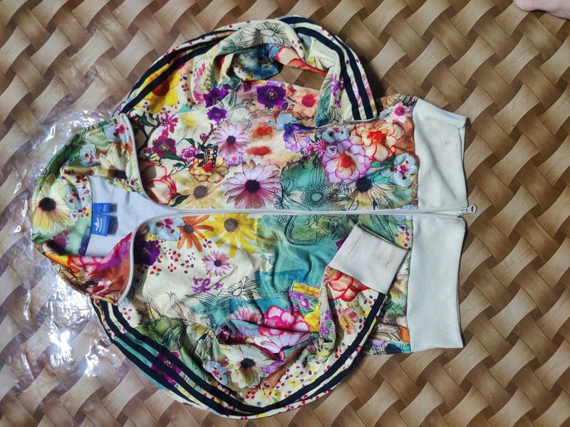 Floral Adidas Track Jacket