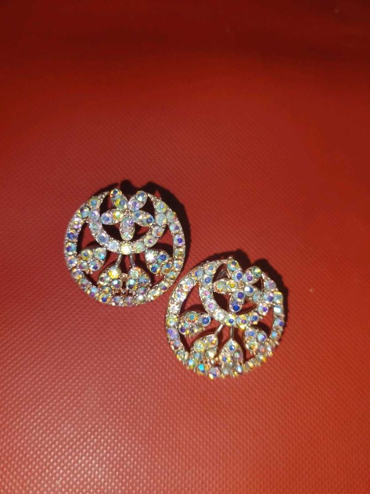 Sparkling Floral Earrings