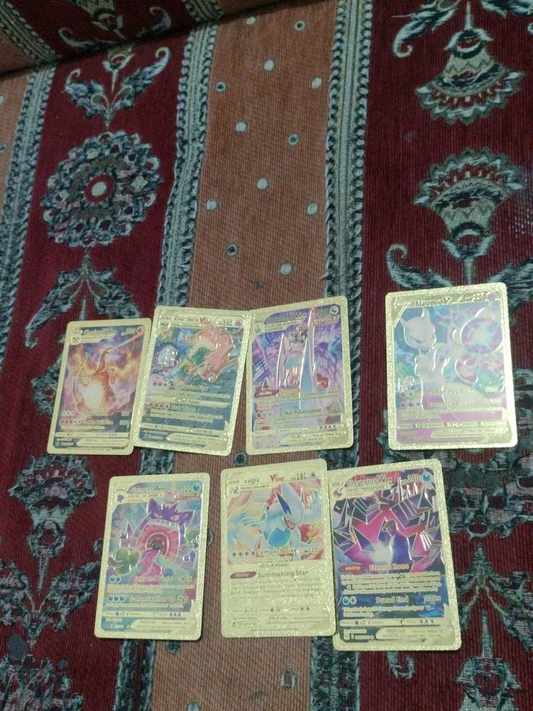 Pokemon Golden Ultra Rarest Vmax And Vstar 7 Cards