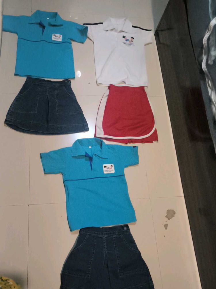 School And Sports Dress For 4-5 Year Old Girl