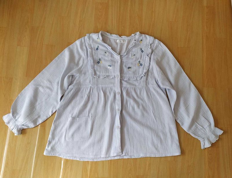 Cute Floral Embroidered home wear or nighty