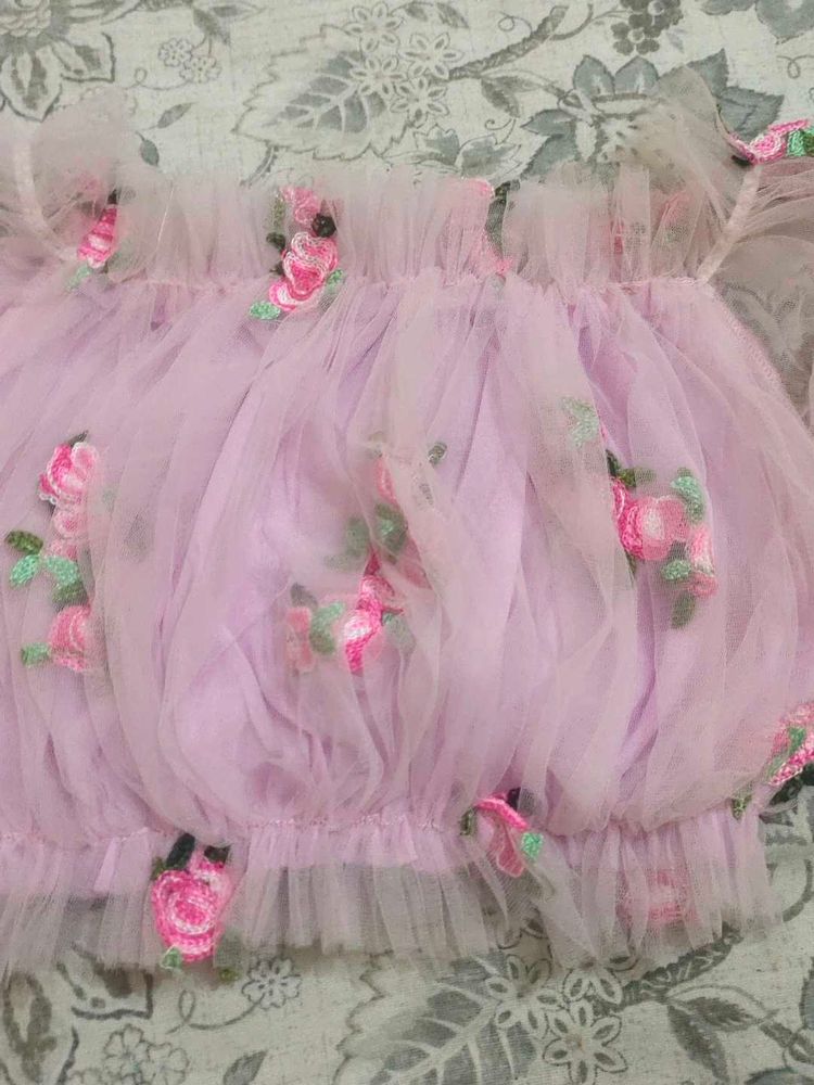 Floral Embroidered Top