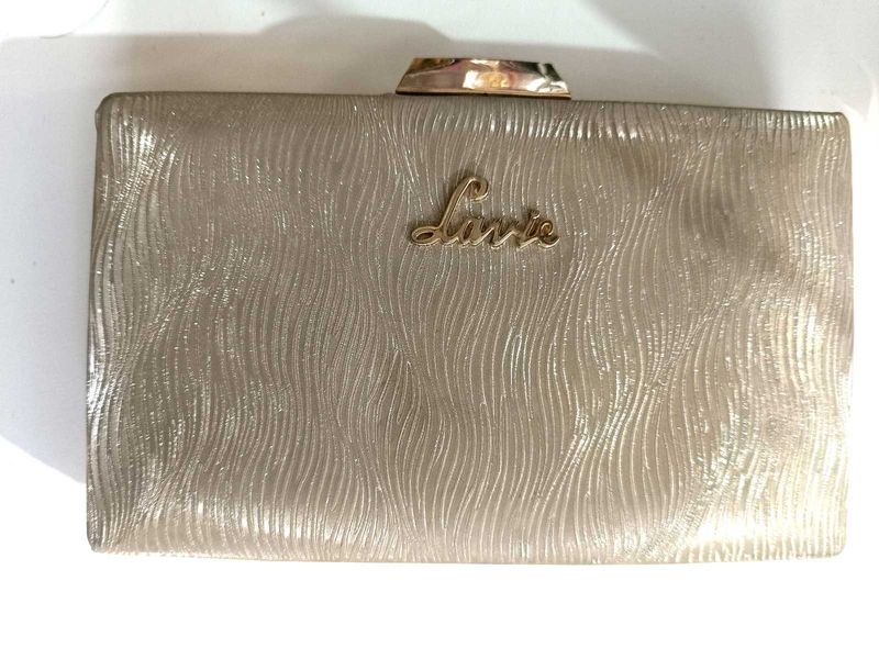 Silver-gold Party Lavie Clutch