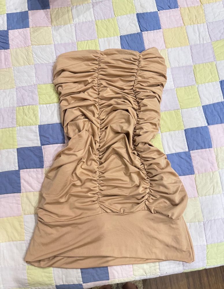 Ruched Bodycon Mini Dress