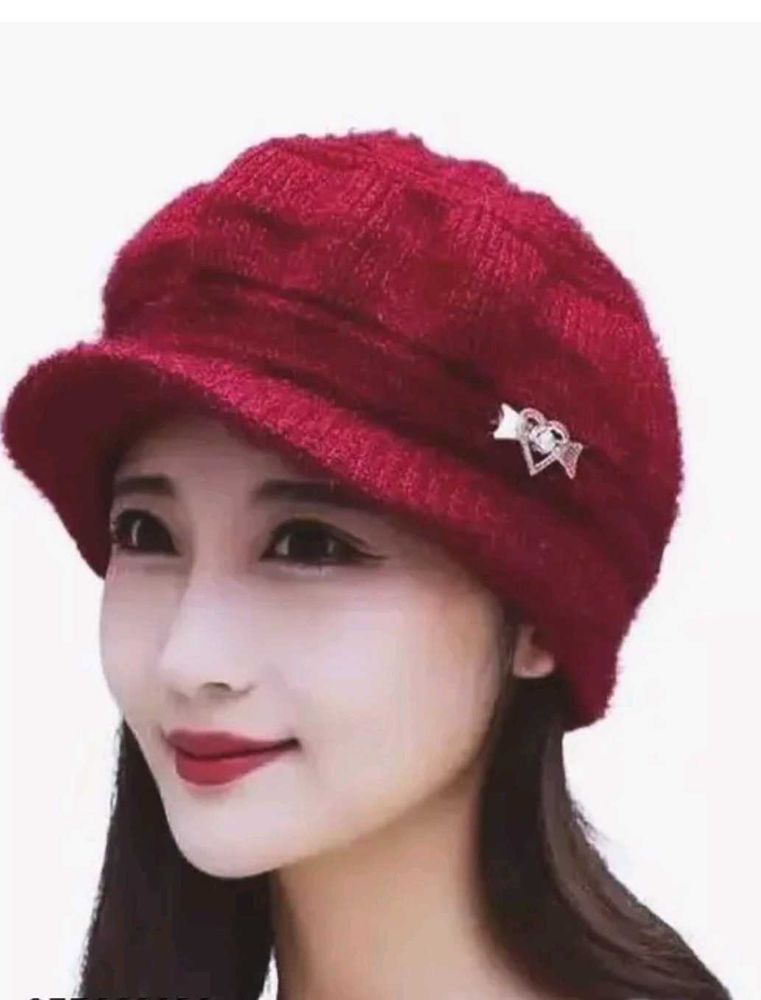 Women&#39;s Winter Cap Woolen