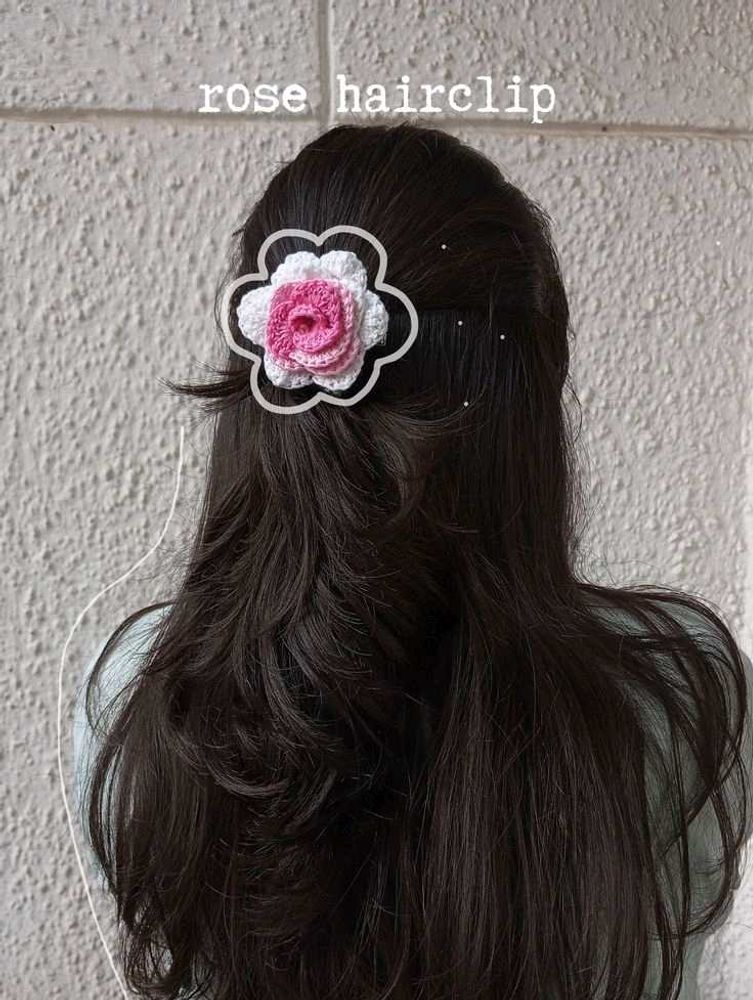 Rose Hair Clip