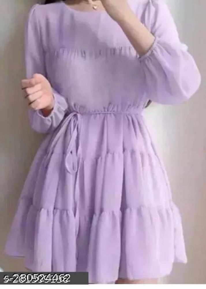 Lavender Tiered Dress