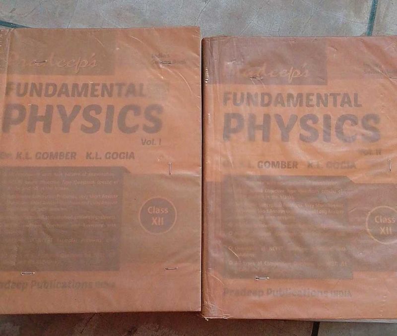 Pradeep&#39;s Fundamental Physics Class 12 Vol.1&amp;2