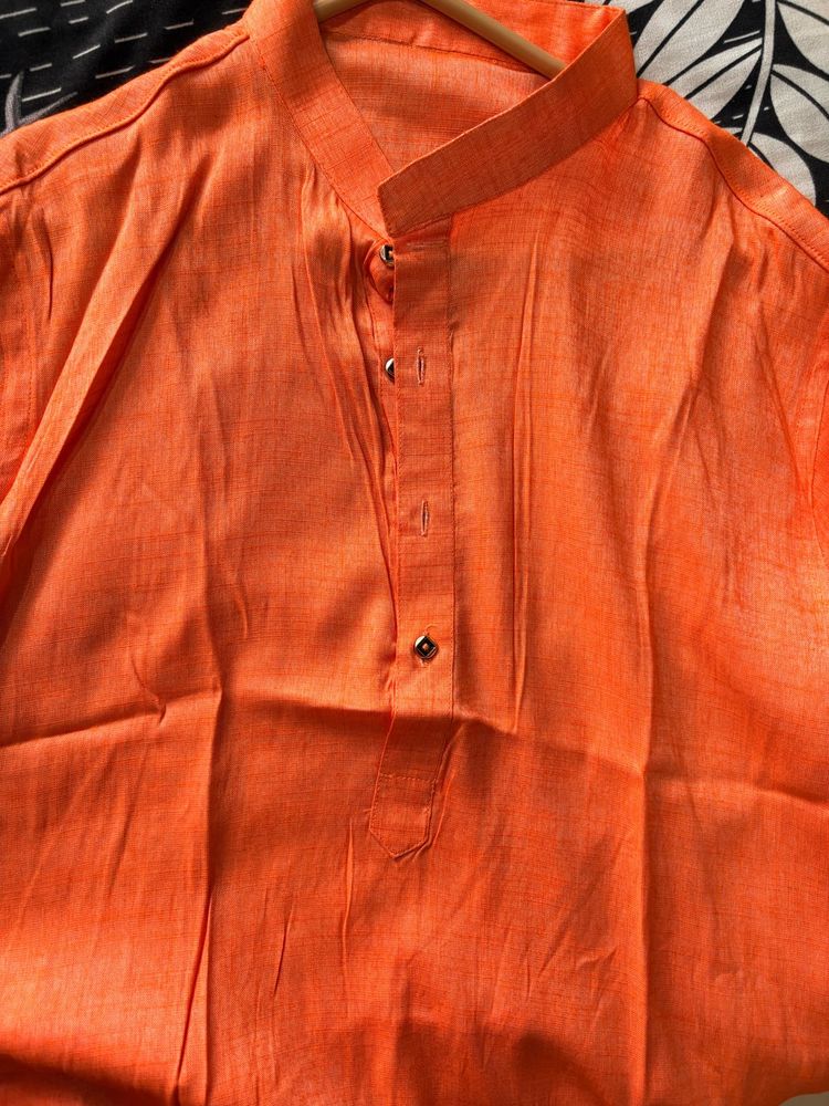 Orange Kurta