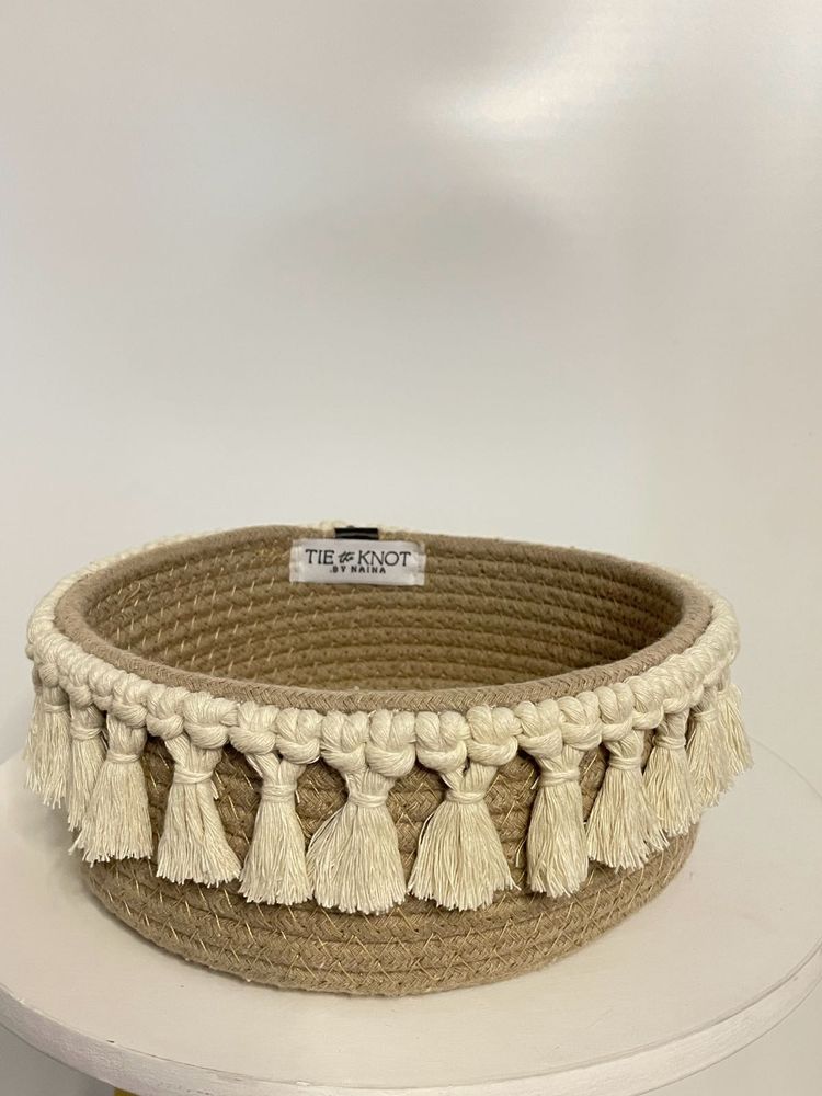 Tie Knot Storage Basket
