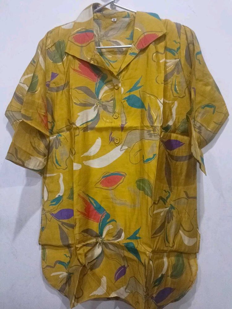 Women Co-ord Set / Mustard