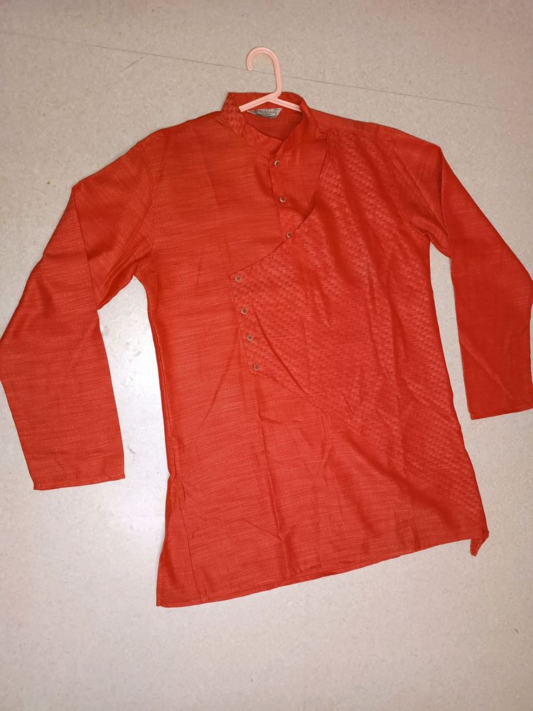 Orange Handsome Kurti Best Festive Option🧡🧡🧡🧡