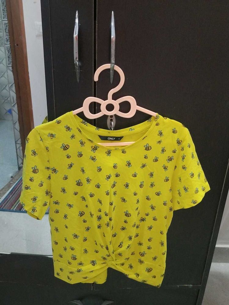 Bee Printed Casual Funky Top