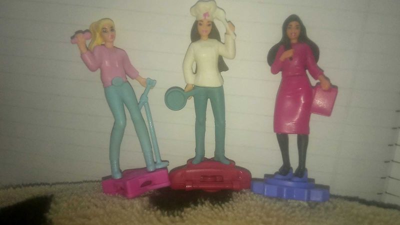 Barbie Doll Figures (Set of 3)