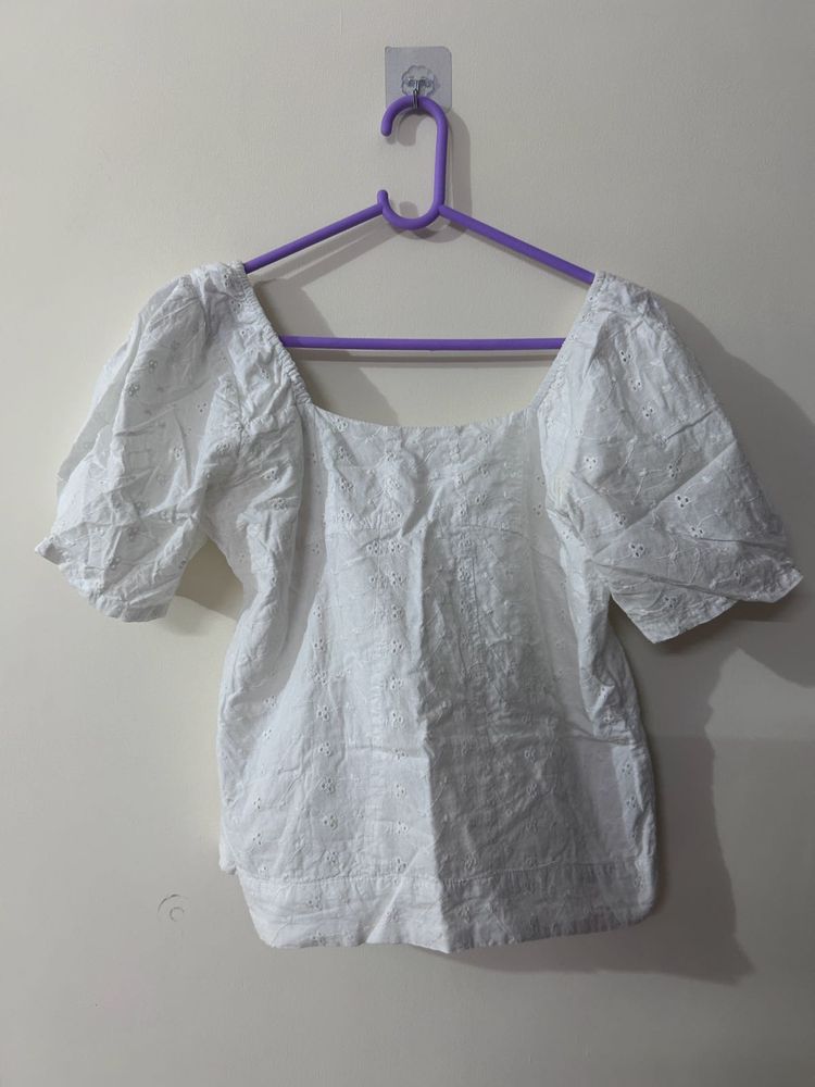Cotton White top