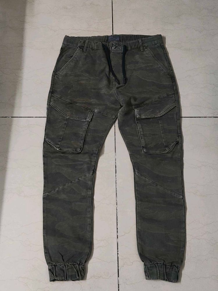 Zara Man Cargo Jogger Pants