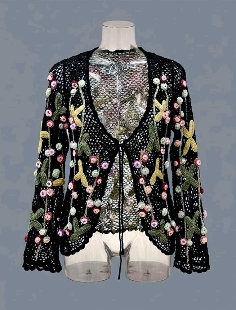 Floral Crochet Cardigan🩷✨🌷