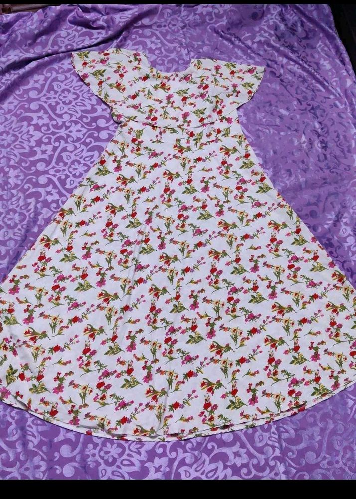 Floral Print Maxi Dress For Women