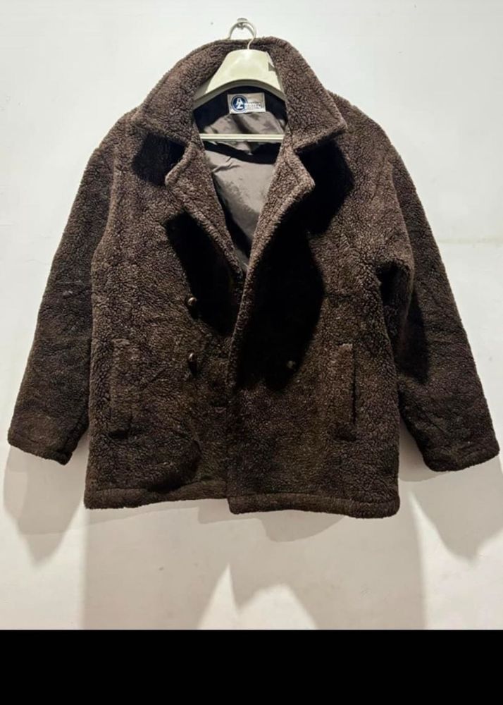 Brown Teddy Fleece Jacket