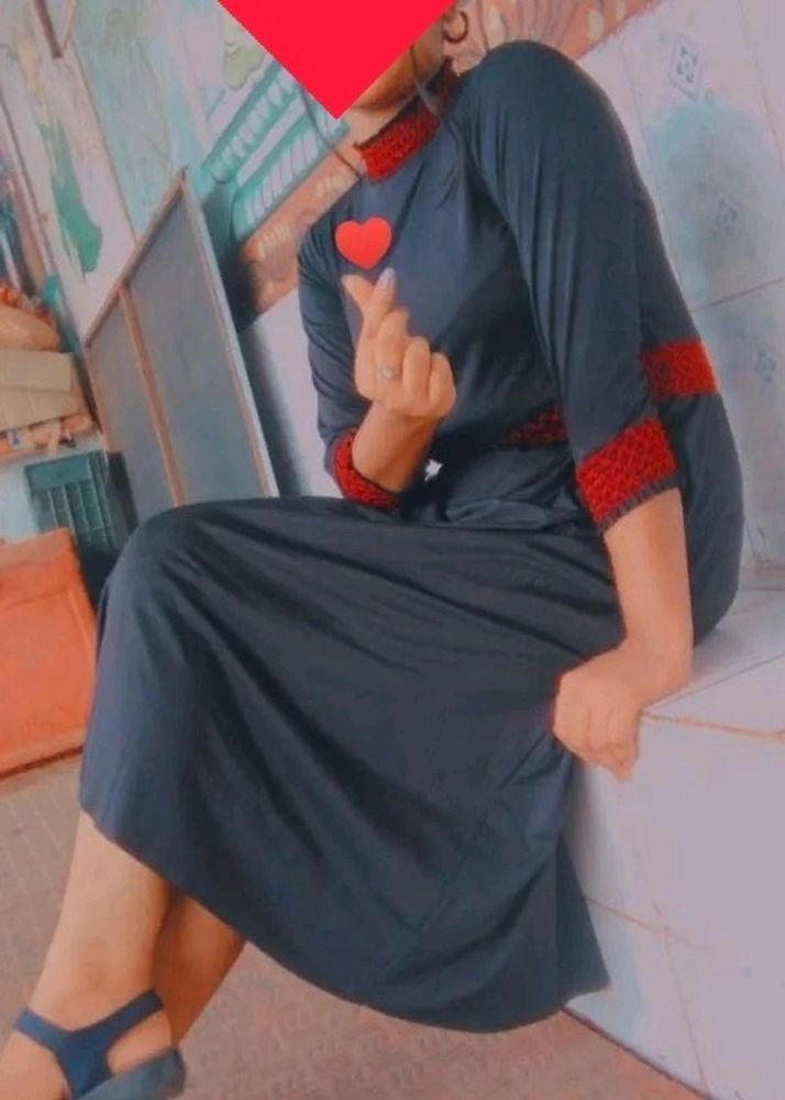 Sort Frock🥰❤️🖤