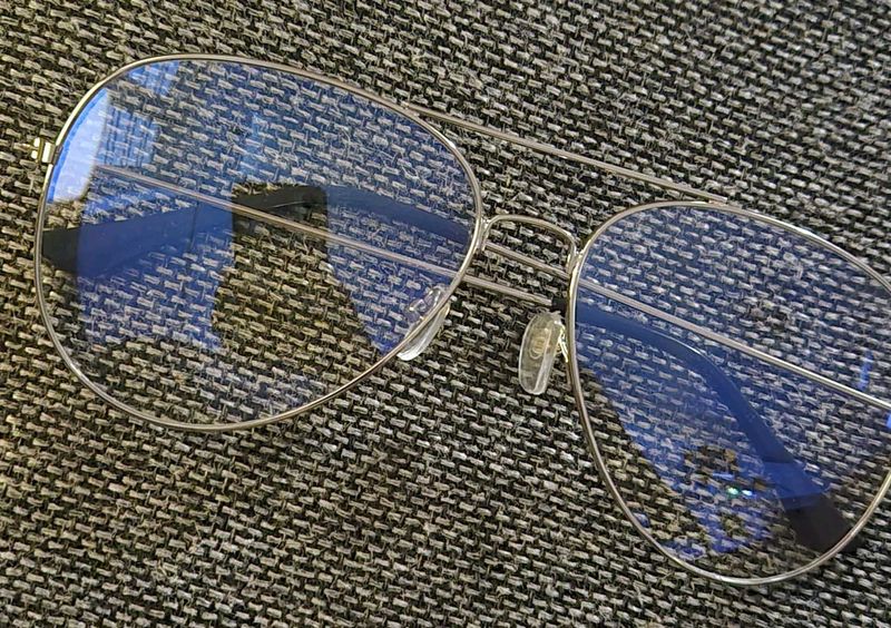 Stylish Silver Aviator Glasses