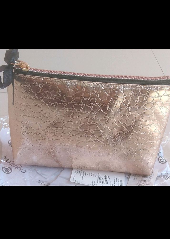 Carlton London Rose Gold Pouch