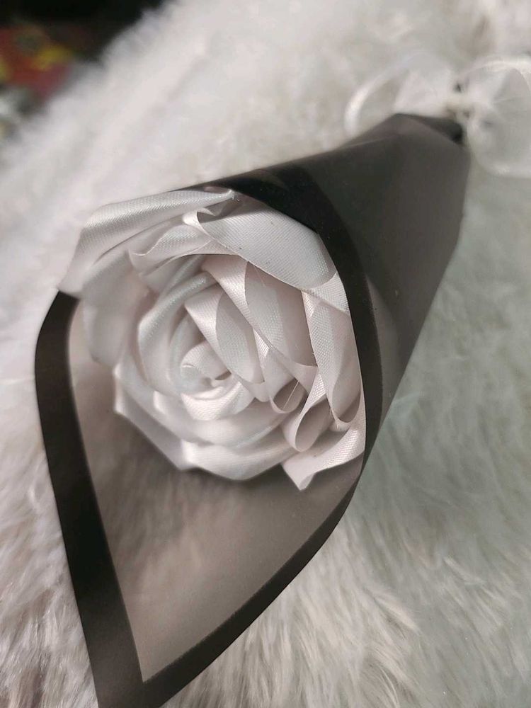 Handmade Ribbon Rose Bouquet