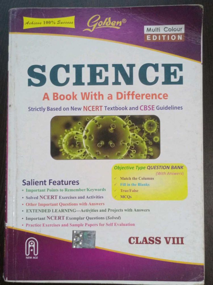 Golden Science Class VIII