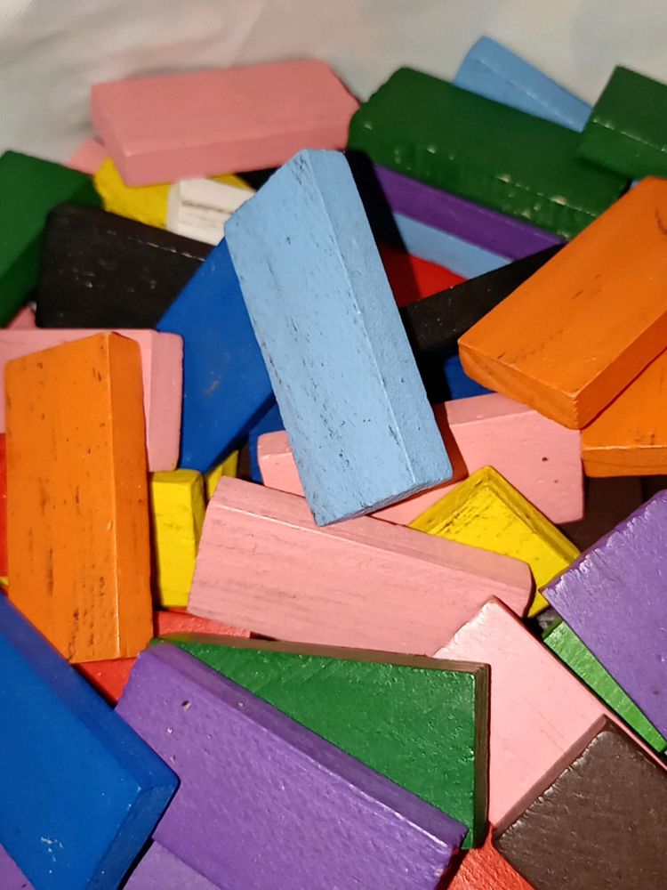 Wooden Dominoes Set