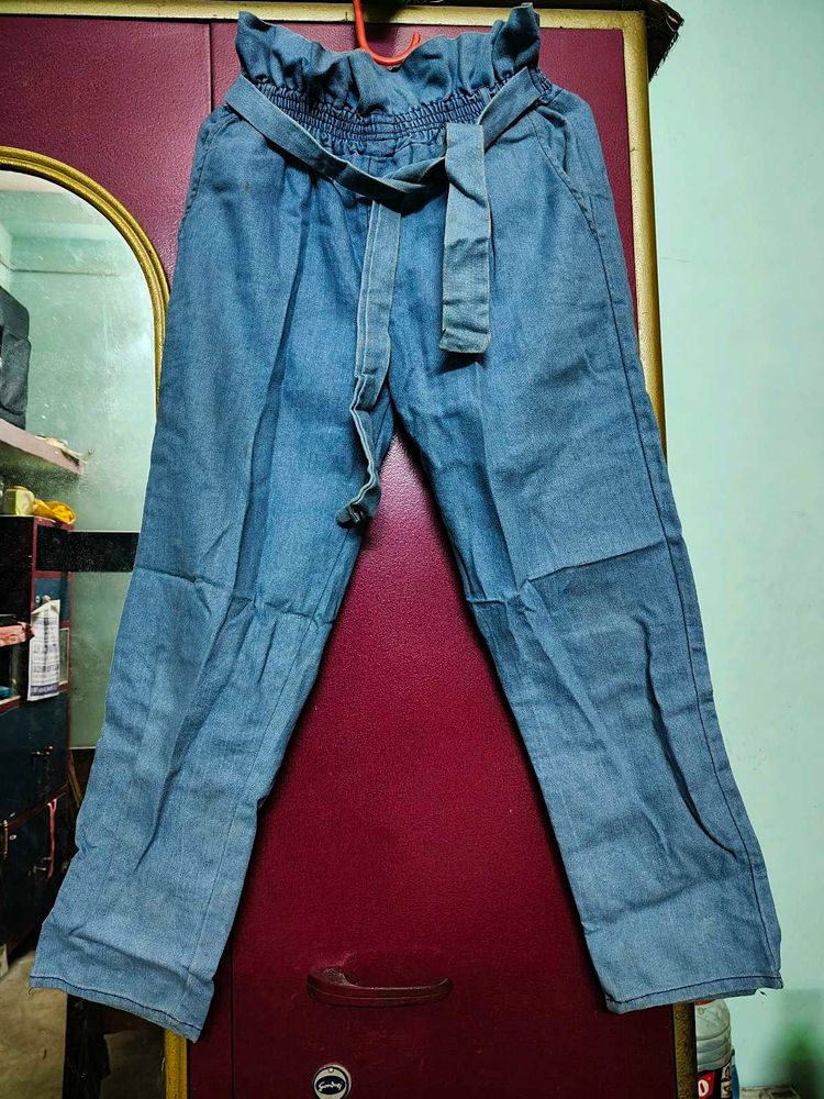 Stylish Blue Denim Pants