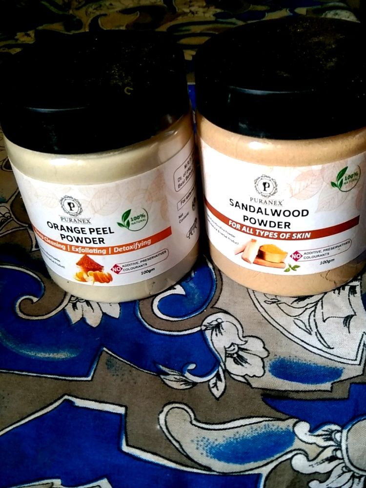 Puranex Orenge Peel And Sendalwood Powder