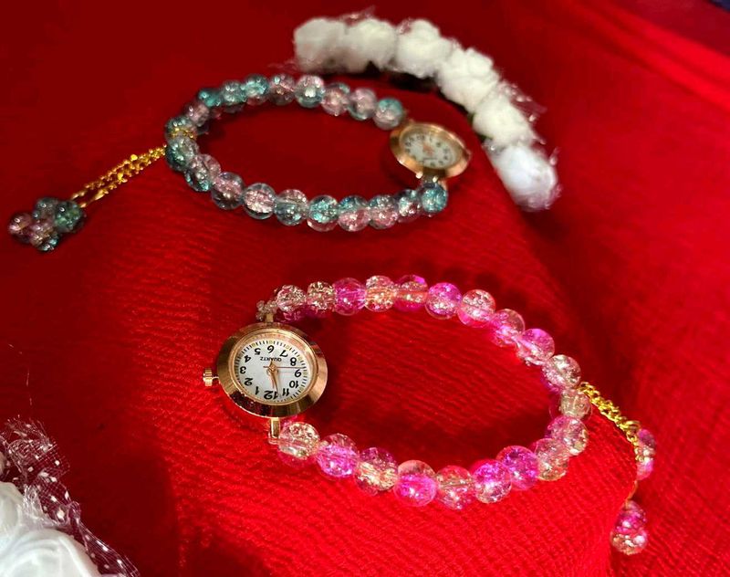 Beaded Bracelet Watches