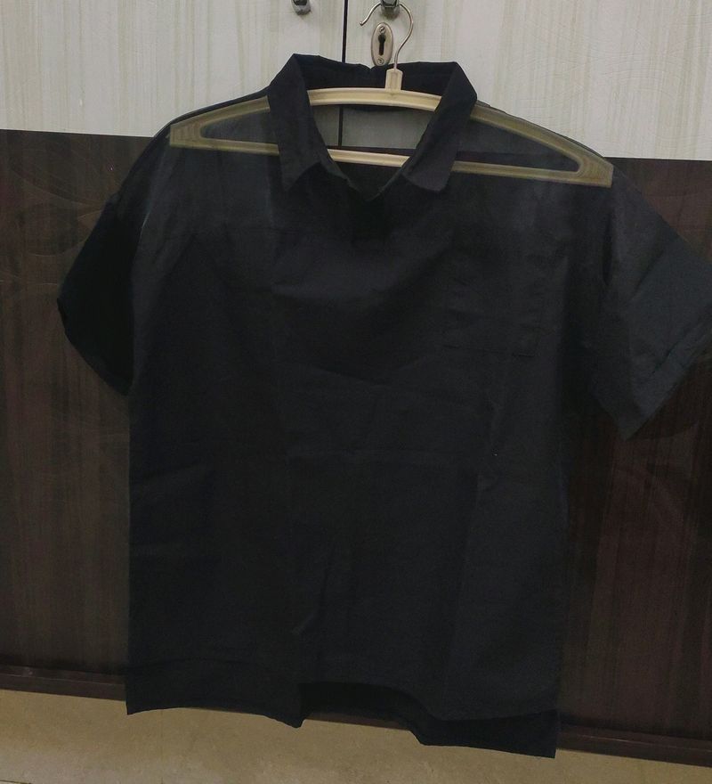 Korean Brand New Black Classy Top ✨