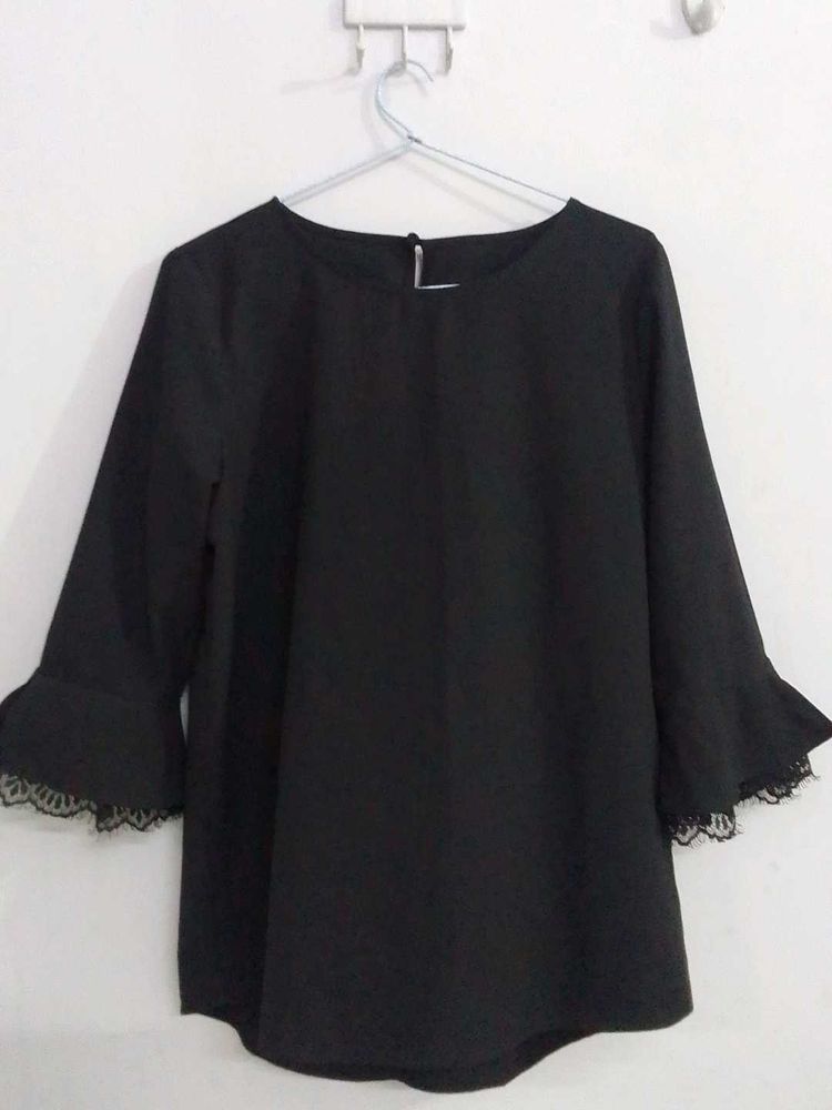 Stylish Black Top For Girls