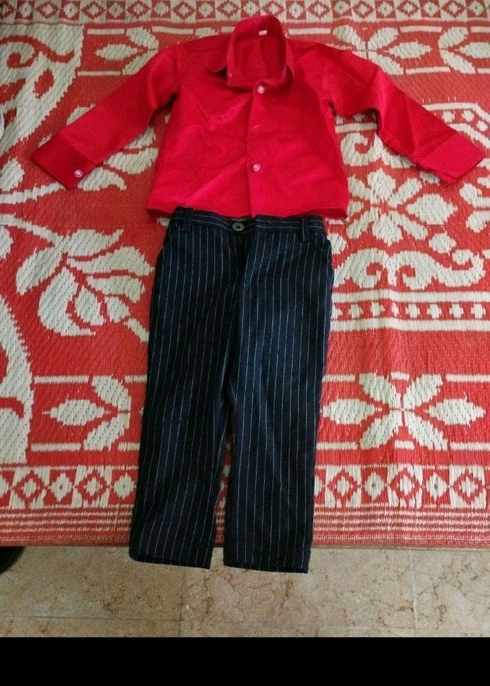 Cute Red With Black Party Wear... Rarely Used One... Grab It Soon