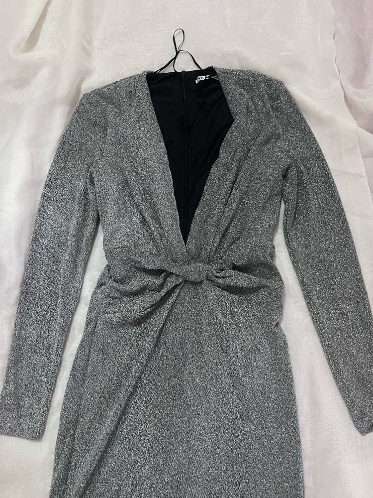 Sparkly Silver Party Dress