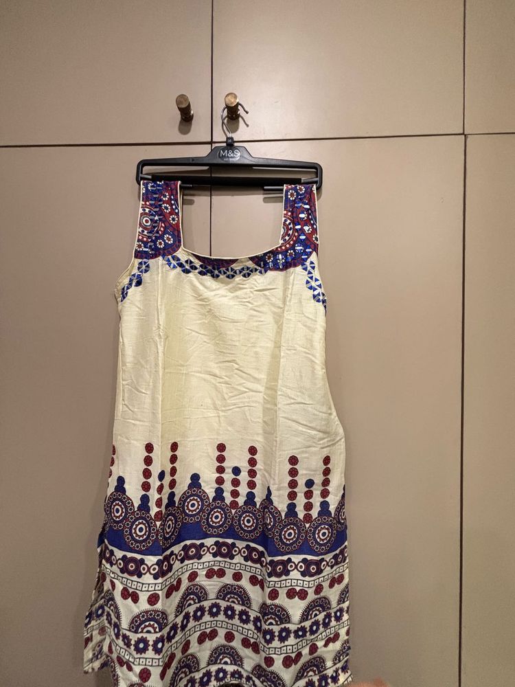 Ethnic Print Dress