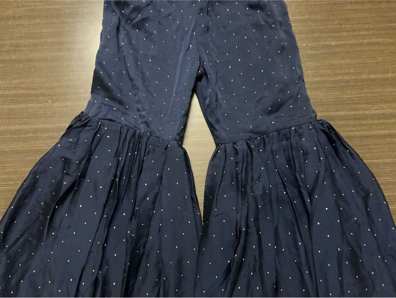 Navy Blue Sharara