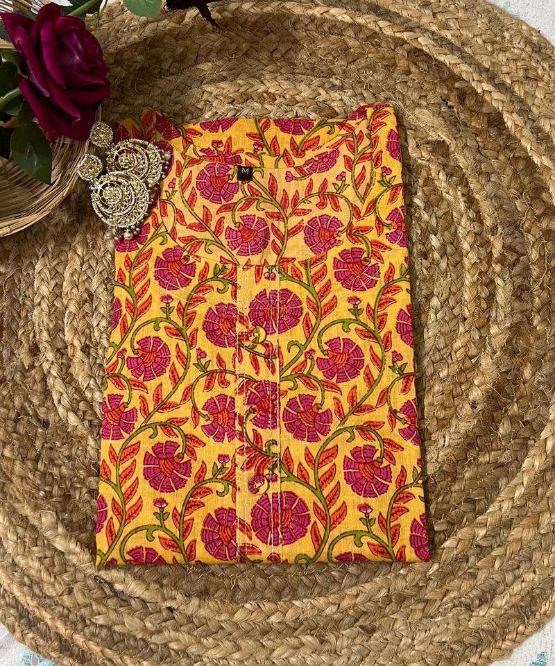 Floral Print Kurta